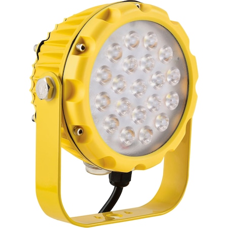 Global Industrial LED Dock Light Head, 40W, 4900 Lumens, On/Off Switch, 9ft Cord w/ Plug 288151